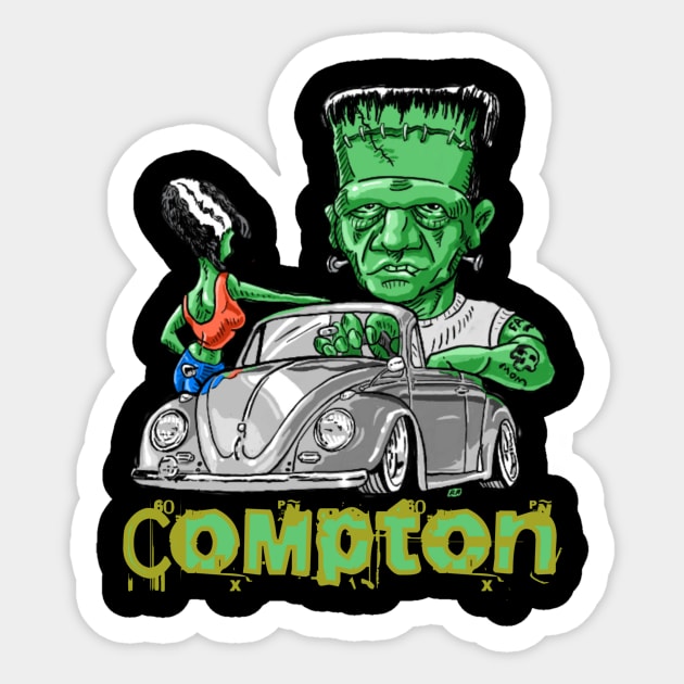 compton Sticker by Rob's Tee's